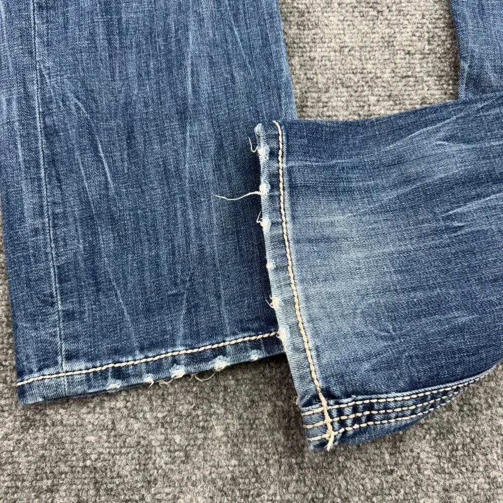 BKE Jeans Men's 36R (36x31) Blue Jake Straight Leg Stretch Medium Wash